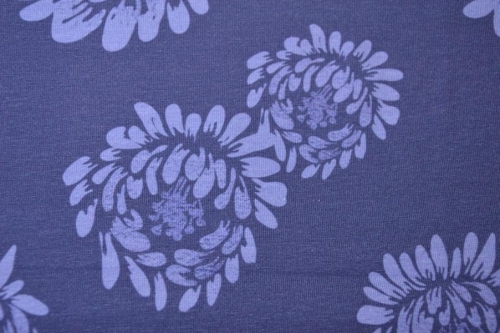 Jersey "Jesse" Blüten blau